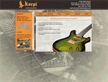 Tablet Screenshot of korpi-instruments.com